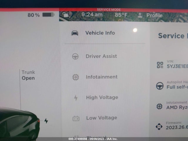 2022 Tesla 3, VIN: 5YJ3E1EB8NF341542