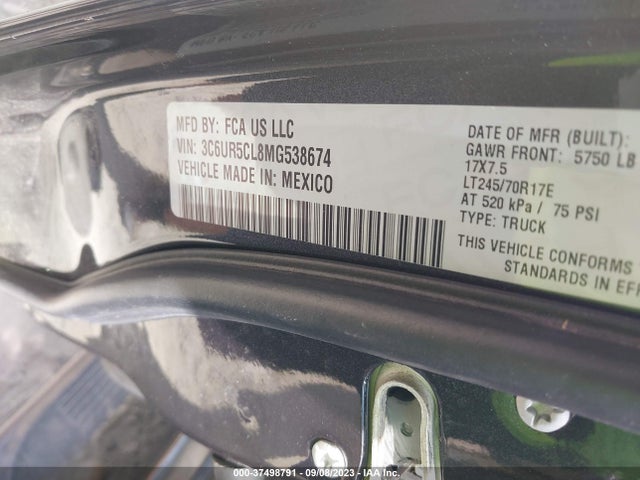 3C6UR5CL8MG538674 RAM 2500 Tradesman