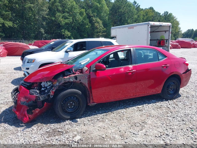 2016 TOYOTA COROLLA L/LE/S/S PLUS/LE PLUS VIN: 2T1BURHE3GC664729