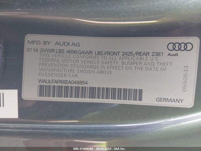 WAULFAFRXEA048854 Audi A5 Premium Plus