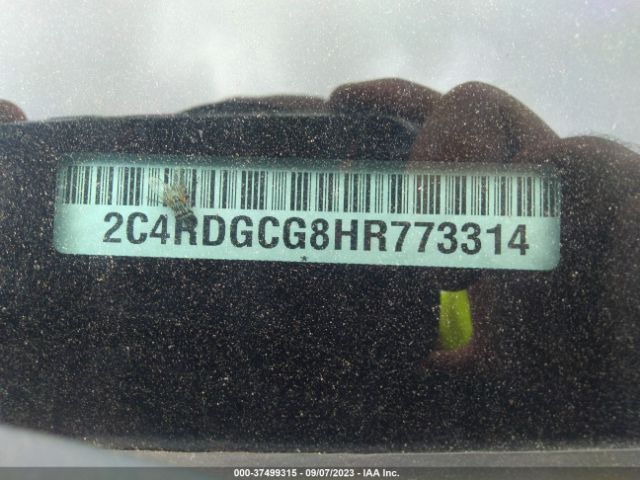 2C4RDGCG8HR773314 Dodge Grand Caravan Sxt