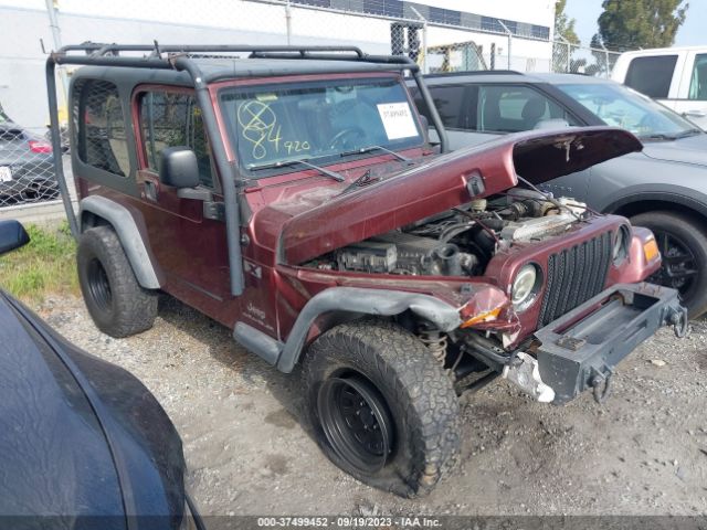 1J4FA39S24P722185, 2004 Jeep Wrangler X on IAAI