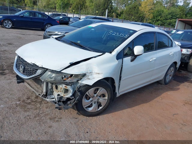 2013 HONDA CIVIC SDN LX VIN: 2HGFB2F57DH523358