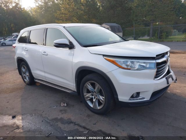 Toyota Highlander Limited 2015 5TDDKRFH4FS156044 Image 1
