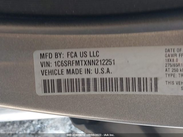 2022 RAM 1500 1C6SRFMTXNN212251 Photo 8