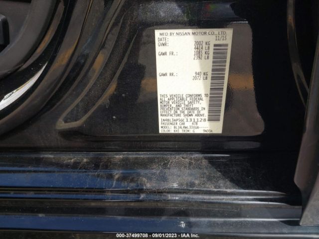 1N4BL3AP5GC131128 Nissan Altima 3.5 Sl