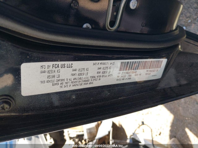 Chrysler 300 300s 2015 2C3CCABGXFH786449 Image 9