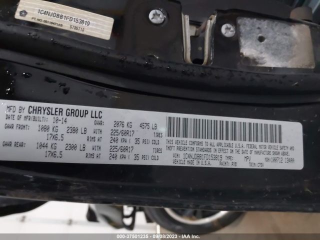 1C4NJDBB1FD153819 Jeep Compass Sport