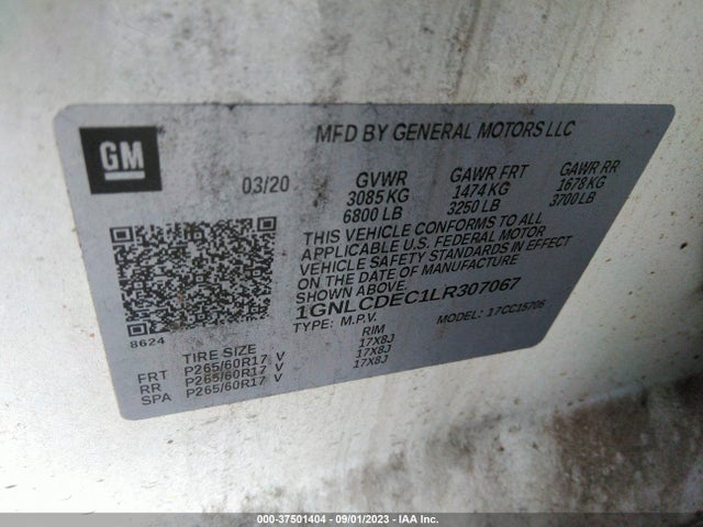 Chevrolet Tahoe Commercial 2020 1GNLCDEC1LR307067 Image 9