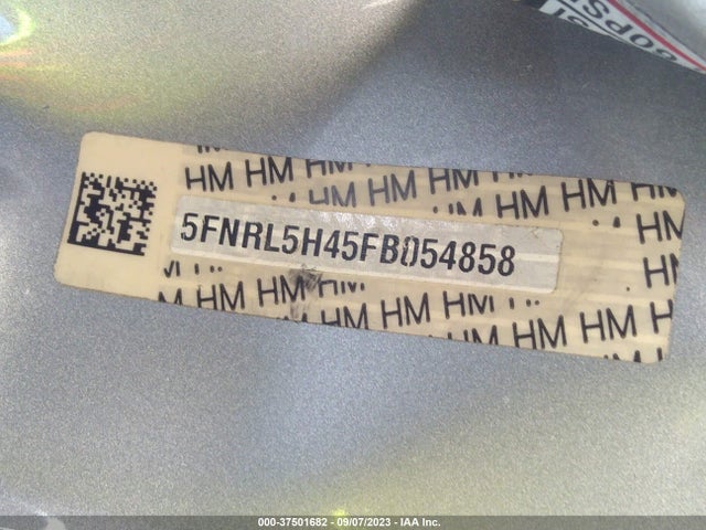 Honda ODYSSEY EX 2015 5FNRL5H45FB054858 Image 9