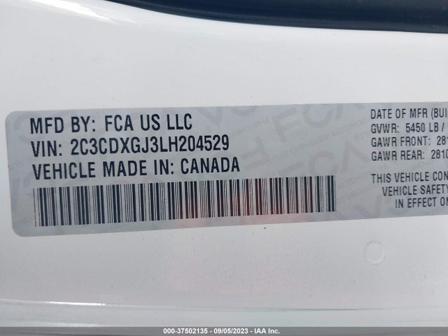Dodge Charger Scat Pack Widebody 2020 2C3CDXGJ3LH204529 Image 16