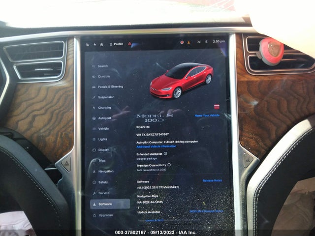 Tesla Model S 75d/p100d/100d 2018 5YJSA1E27JF243667 Image 7