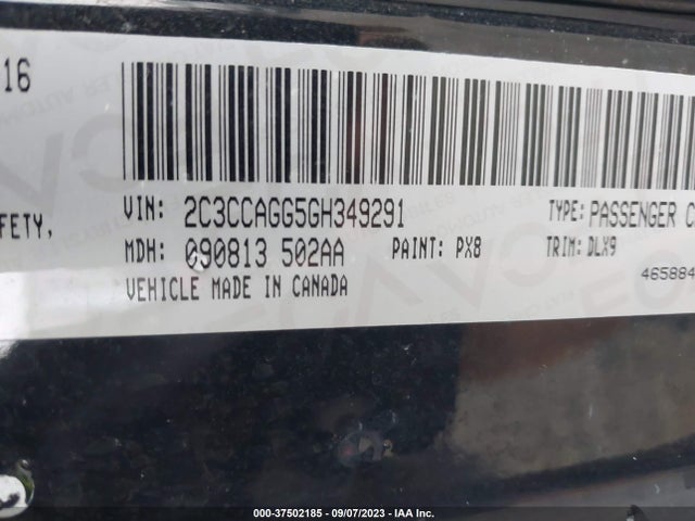 2C3CCAGG5GH349291 Chrysler 300 300s