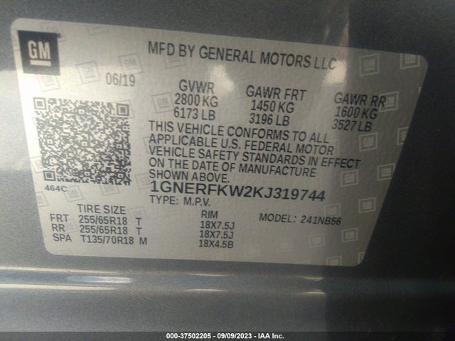 Chevrolet Traverse Ls 2019 1GNERFKW2KJ319744 Image 13