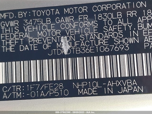 Toyota Prius C One/three/two/four 2014 JTDKDTB36E1067693 Image 11
