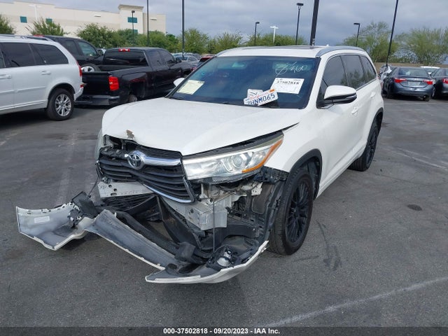 Toyota Highlander Xle 2015 5TDKKRFH0FS038239 Image 2
