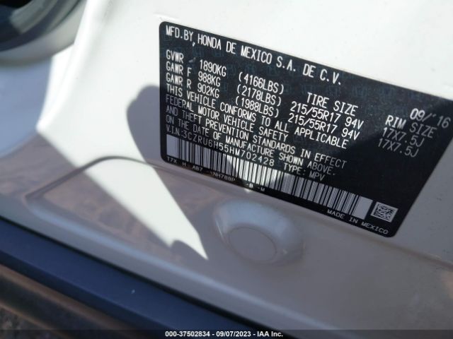 3CZRU6H55HM702428 Honda HR-V EX