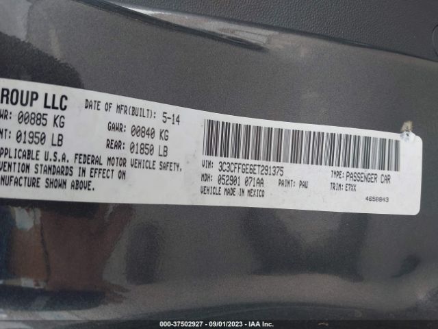 3C3CFFGE6ET291375 Fiat 500E