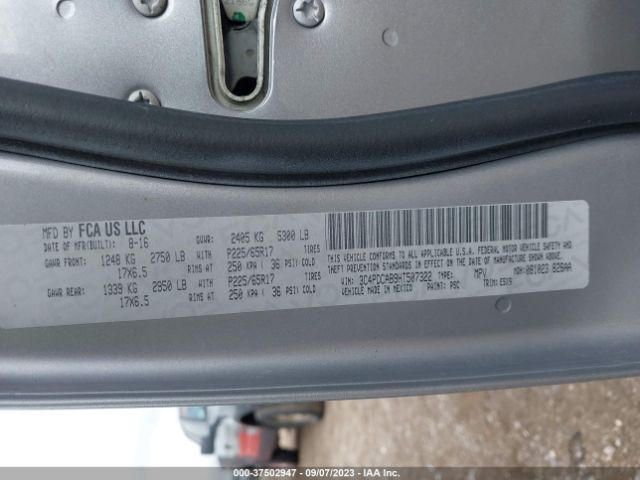 3C4PDCAB9HT507322 Dodge JOURNEY SE
