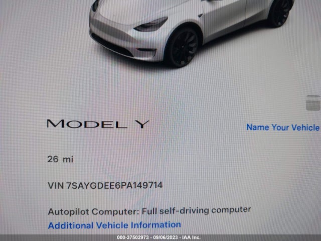 Tesla Model Y Long Range 2023 7SAYGDEE6PA149714 Image 7