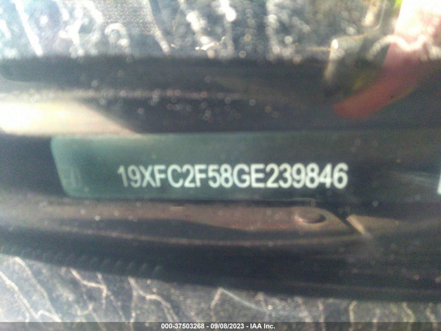 Honda Civic Sedan Lx 2016 19XFC2F58GE239846 Image 9
