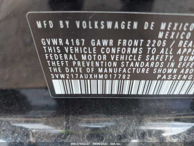 2017 VOLKSWAGEN GOLF 3VW217AUXHM017782 Photo 8