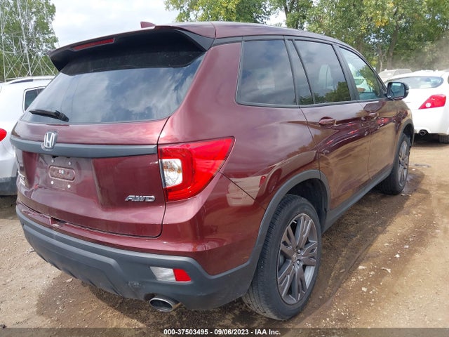 2019 HONDA PASSPORT EX-L VIN: 5FNYF8H52KB008170