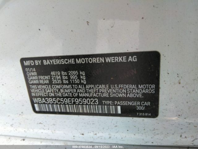 WBA3B5C59EF959023 BMW 3 Series 328i Xdrive