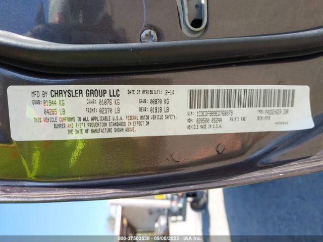 1C3CDFBB9ED768079 Dodge DART SXT