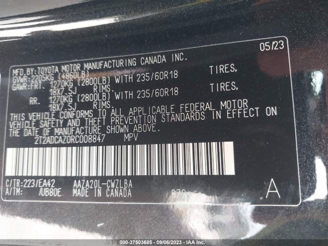 2024 Lexus NX, VIN: 2T2ADCAZ0RC008847