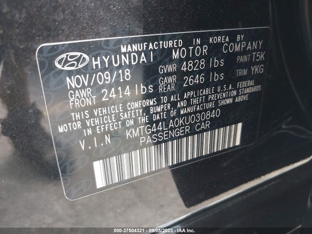 Genesis G70 2.0t Advanced 2019 KMTG44LA0KU030840 Image 9