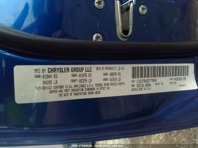 1C3CDFBA3ED779828 Dodge DART SXT