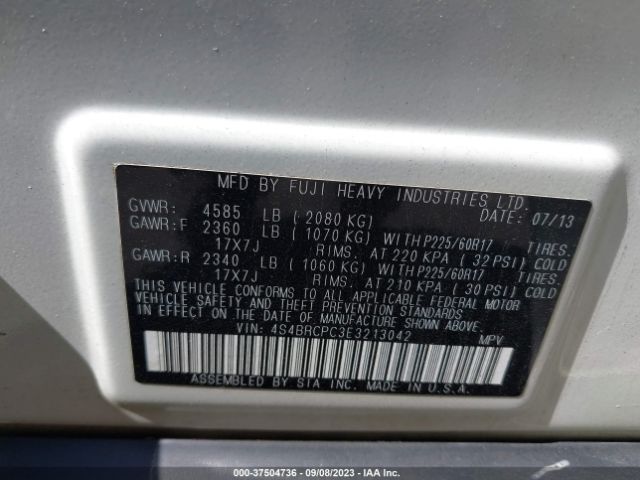 4S4BRCPC3E3213042 Subaru Outback 2.5i Limited