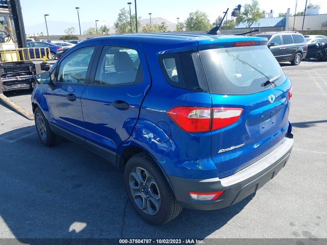 2021 FORD ECOSPORT S VIN: MAJ3S2FE7MC445495