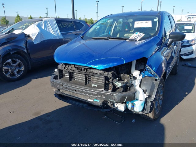 2021 FORD ECOSPORT S VIN: MAJ3S2FE7MC445495
