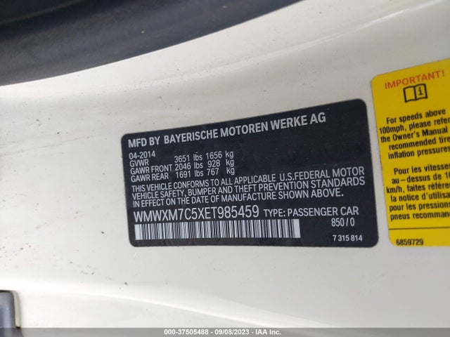 2014 Mini Cooper, VIN: WMWXM7C5XET985459