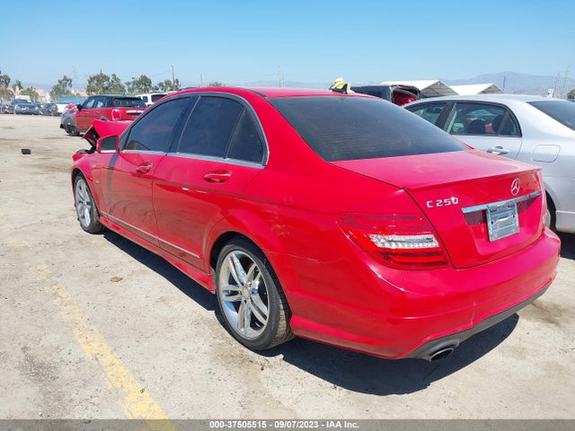 2012 MERCEDES-BENZ C-CLASS C 250 VIN: WDDGF4HB1CA723208