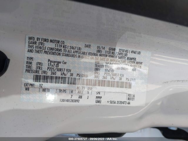 1FADP5CU0EL515178 Ford C-max Energi Sel