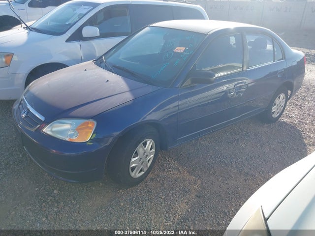 2003 HONDA CIVIC LX VIN: 1HGES16583L010126