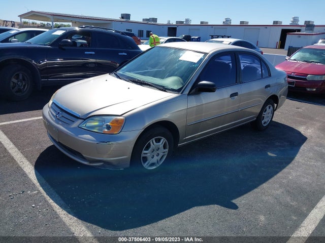 2001 HONDA CIVIC LX VIN: JHMES16581S012541