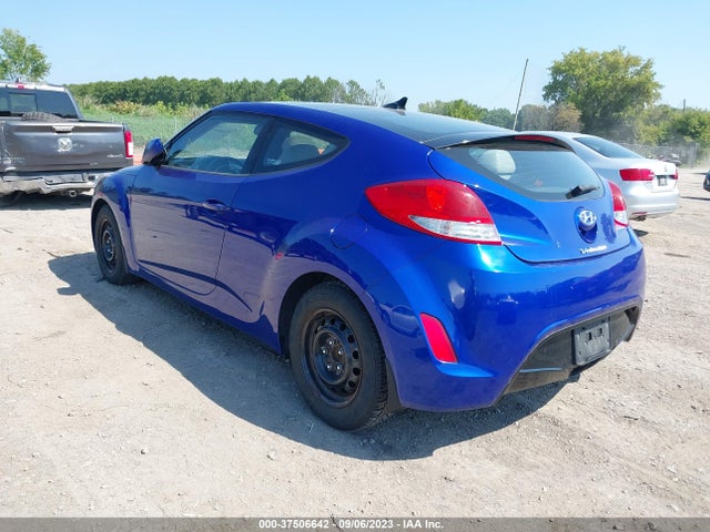 2012 HYUNDAI VELOSTER W/GRAY INT VIN: KMHTC6ADXCU057842