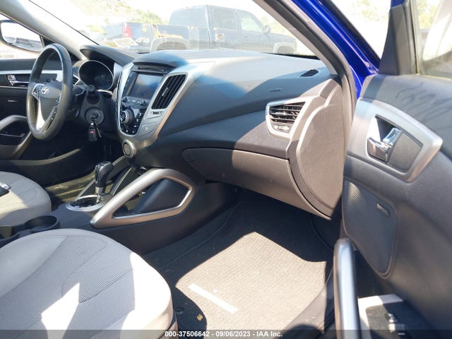 2012 HYUNDAI VELOSTER W/GRAY INT VIN: KMHTC6ADXCU057842