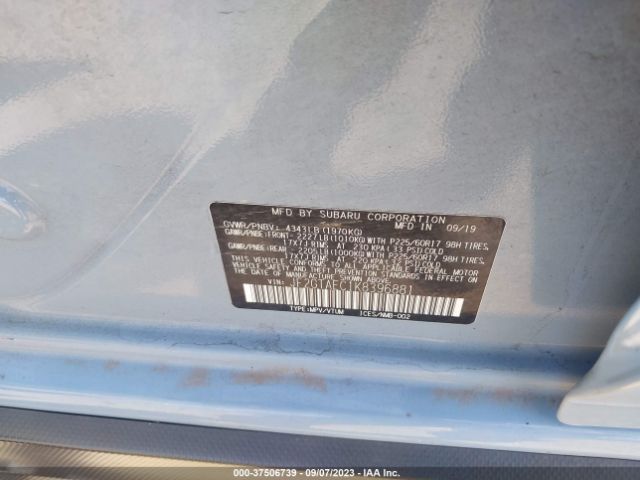 JF2GTAEC1K8396881 Subaru Crosstrek Premium