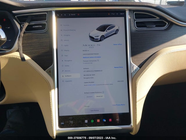 2014 TESLA MODEL S 60 KWH BATTERY VIN: 5YJSA1S19EFP44304