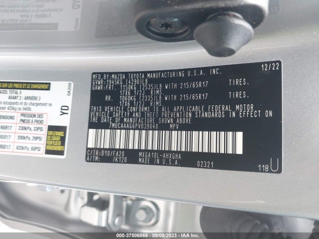Toyota Corolla Cross Le 2023 7MUCAAAG6PV039040 Image 9