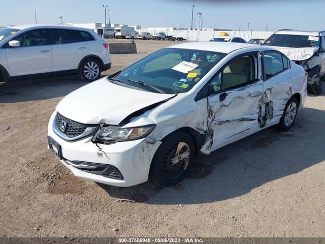 Honda Civic Sedan Lx 2014 2HGFB2F57EH510918 Image 2