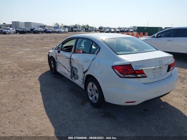 Honda Civic Sedan Lx 2014 2HGFB2F57EH510918 Image 3