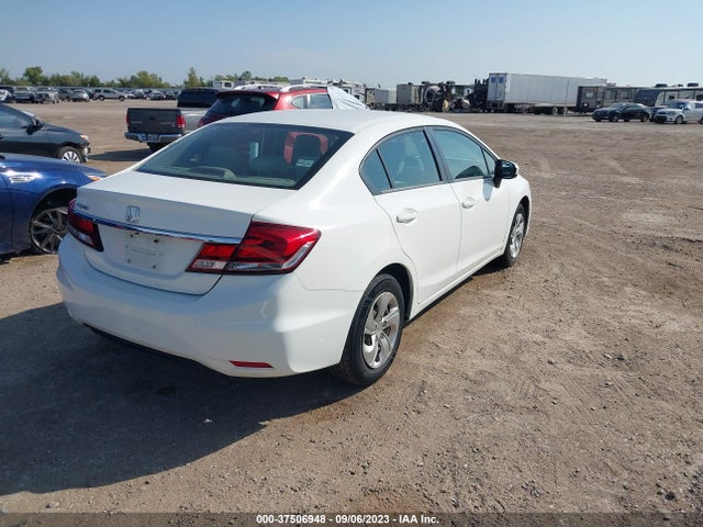 Honda Civic Sedan Lx 2014 2HGFB2F57EH510918 Image 4