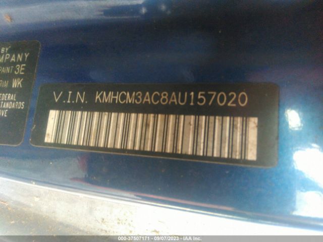 2010 HYUNDAI ACCENT KMHCM3AC8AU157020 Photo 8