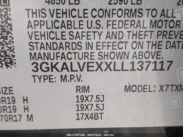3GKALVEXXLL137117 GMC Terrain Slt